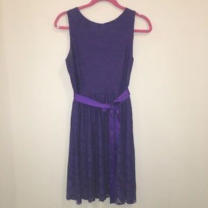 Rise from ModCloth Lace Dress Purple Size 10